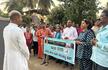 Jubilee Year Walk of Penance to Karehalli Parish from The Parish Youth and BEC Commission of Our Lady of Vailankanni Church, Gandhinagar (Old Town), Bhadravathi.